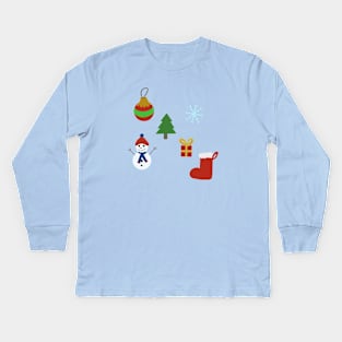 Christmas Things Kids Long Sleeve T-Shirt